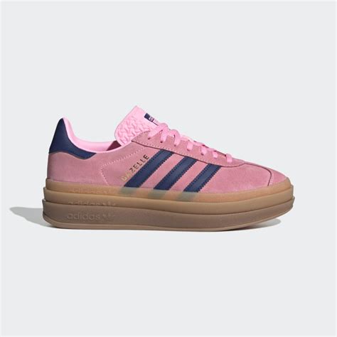 adidas gazelle roze en blauw